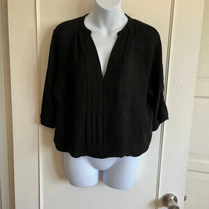 Joie Silk  Black blouse size XS